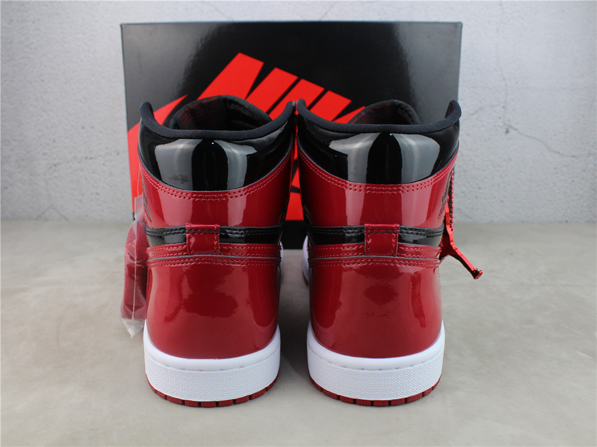 LJR Batch Air Jordan 1 Retro High OG Bred Patent 555088-063